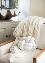 faux-fur-ribbed-throw-white