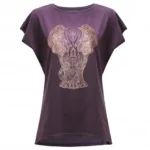 Yoga-T-shirt-Batwing-elephant-berry-copper