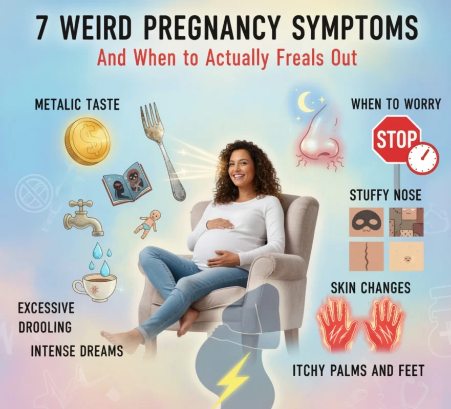 7 Weird pregnancy symptoms