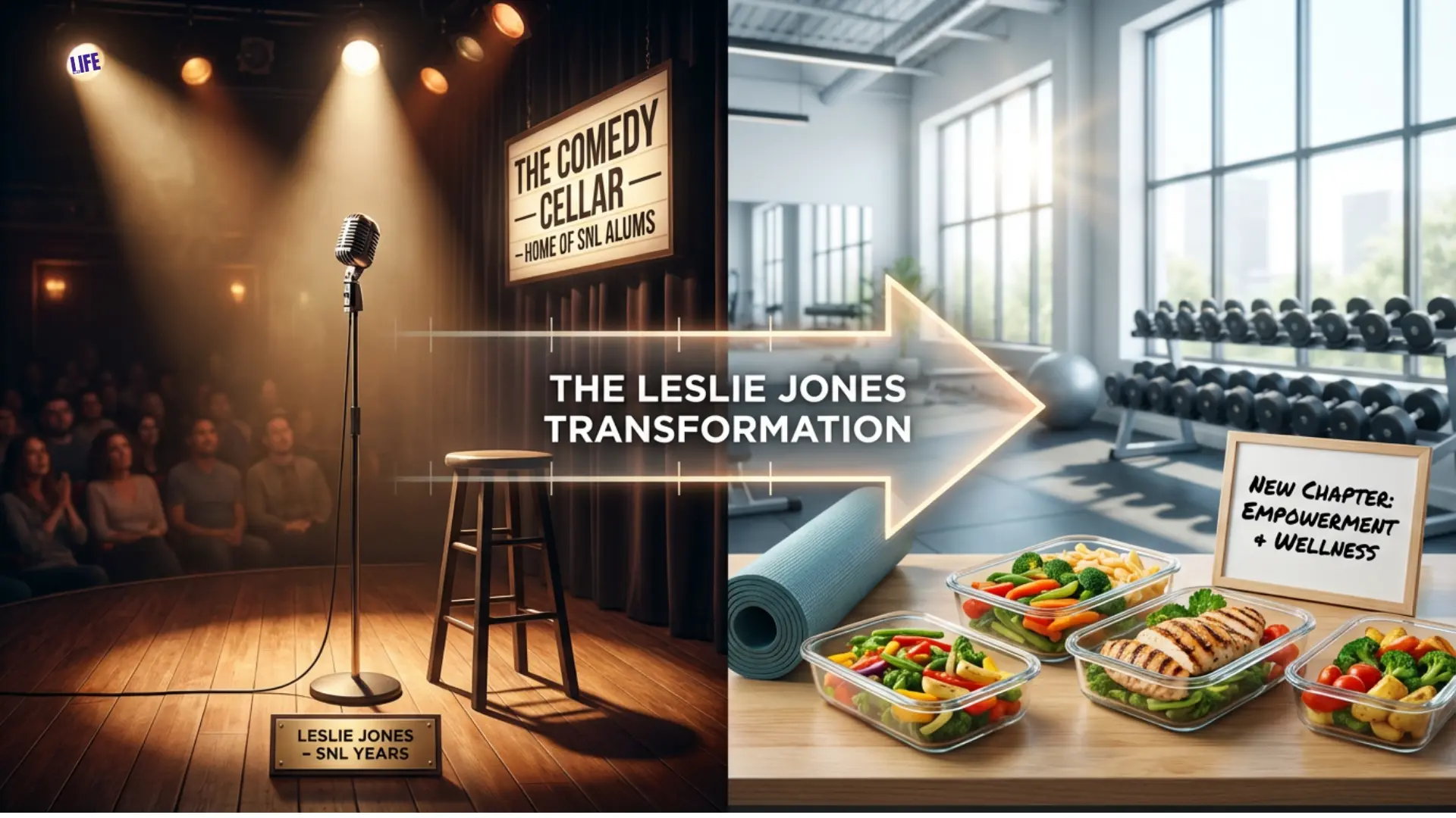 Leslie Jones Fitness Transformation