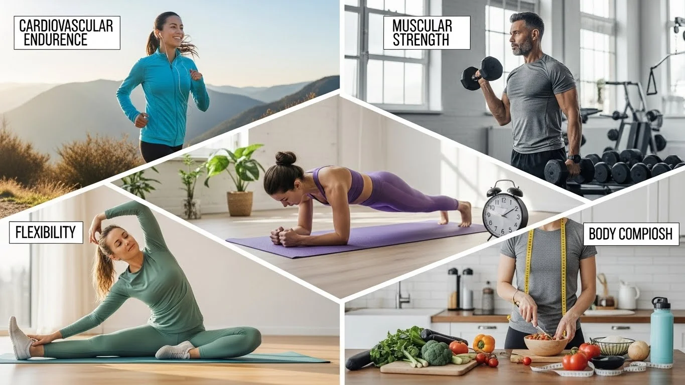 Five Health Components of Fitness